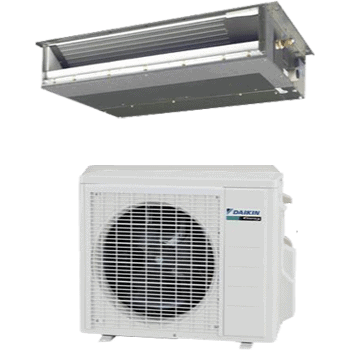 Daikin LV Series Slim Duct Ductless Heat Pump.